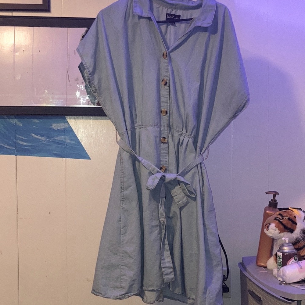 Light blue Jean dress